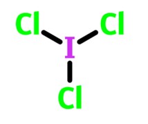 三氯化碘分子結構圖