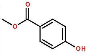 對羥基苯甲酸甲酯化學(xué)式結(jié)構(gòu)圖