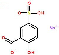 磺基水楊酸鈉化學式結構圖