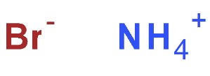 溴化銨分子式結構圖