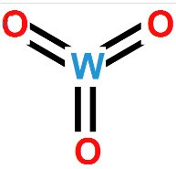 三氧化鎢化學分子結構圖
