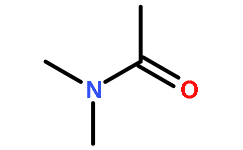 N,N-二甲基乙酰胺分子式結構圖