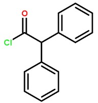 二苯基乙酰氯化學式結構圖