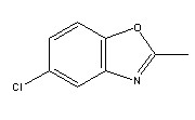 2-甲基-5-氯苯并惡唑分子式結構圖
