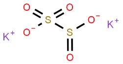偏重亞硫酸鉀分子式結(jié)構(gòu)圖