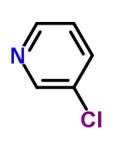 3-氯吡啶化學(xué)式結(jié)構(gòu)圖
