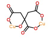 檸檬酸銅化學(xué)式結(jié)構(gòu)圖