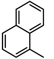 甲基萘化學式結構圖